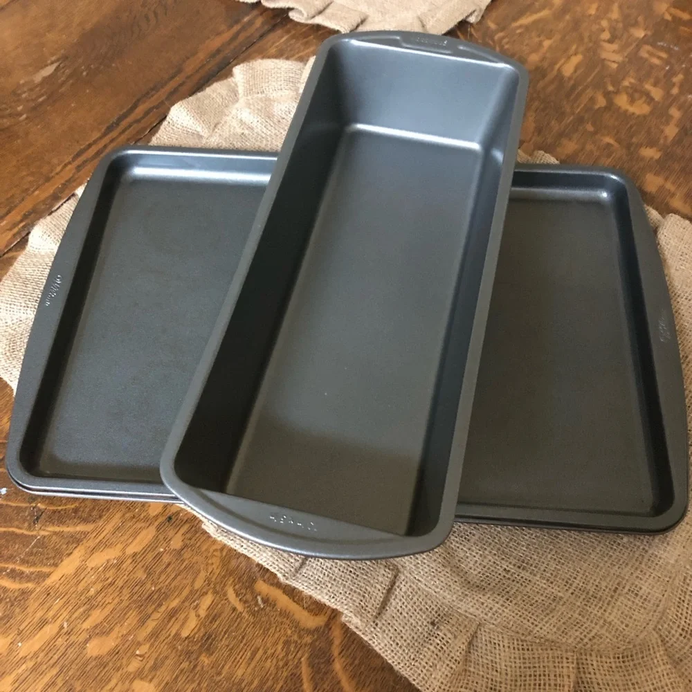 ✨ 2️⃣ Piece Nonstick Baking Set - Extra Large Loaf/Cake Pan & Cookie Sheet Pan ✨
